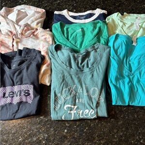 Graphic and Solid T-Shirts Collection (lucky brand, old navy, Levi’s etc)